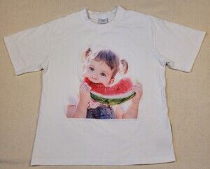 Acme de la Vie ADLV Shirt Unisex Small Watermelon Girl Summer Graphic Tee Shirt
